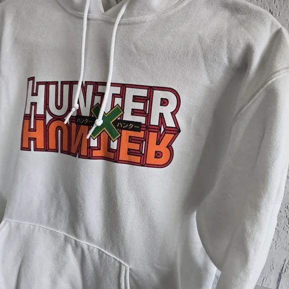 Hunter X Hunter Anime White Logo Hoodie Small - Picture 7 of 14